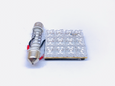 CEILING CAR 12 LED 4P BLUE COLOR 12V DC