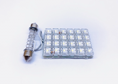 CEILING CAR 24 LED 4P WHITE COLOR 12V DC CEILING CAR 24 LED 4P WHITE COLOR 12V DC