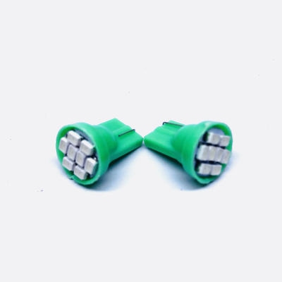 CAR LED T10 1206SMD 8 LED GREEN COLOR 12V DC