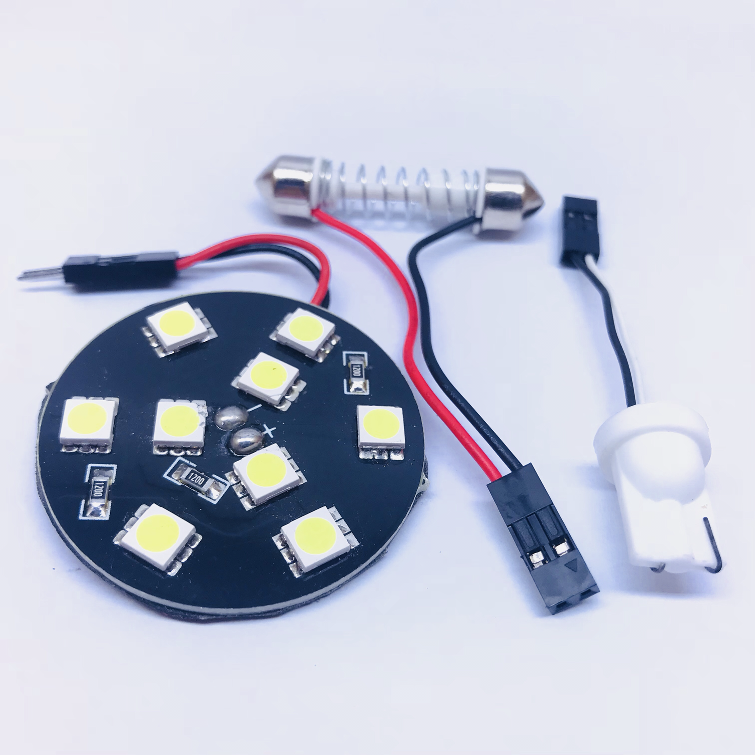 CEILING CAR 9 LED ROUND WHITE COLOR 12V DC