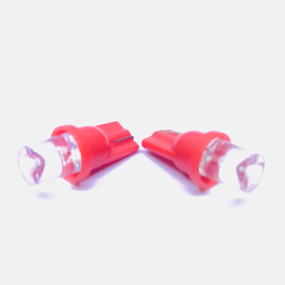 CAR LED T10 LED 8mm RED COLOR 12V DC