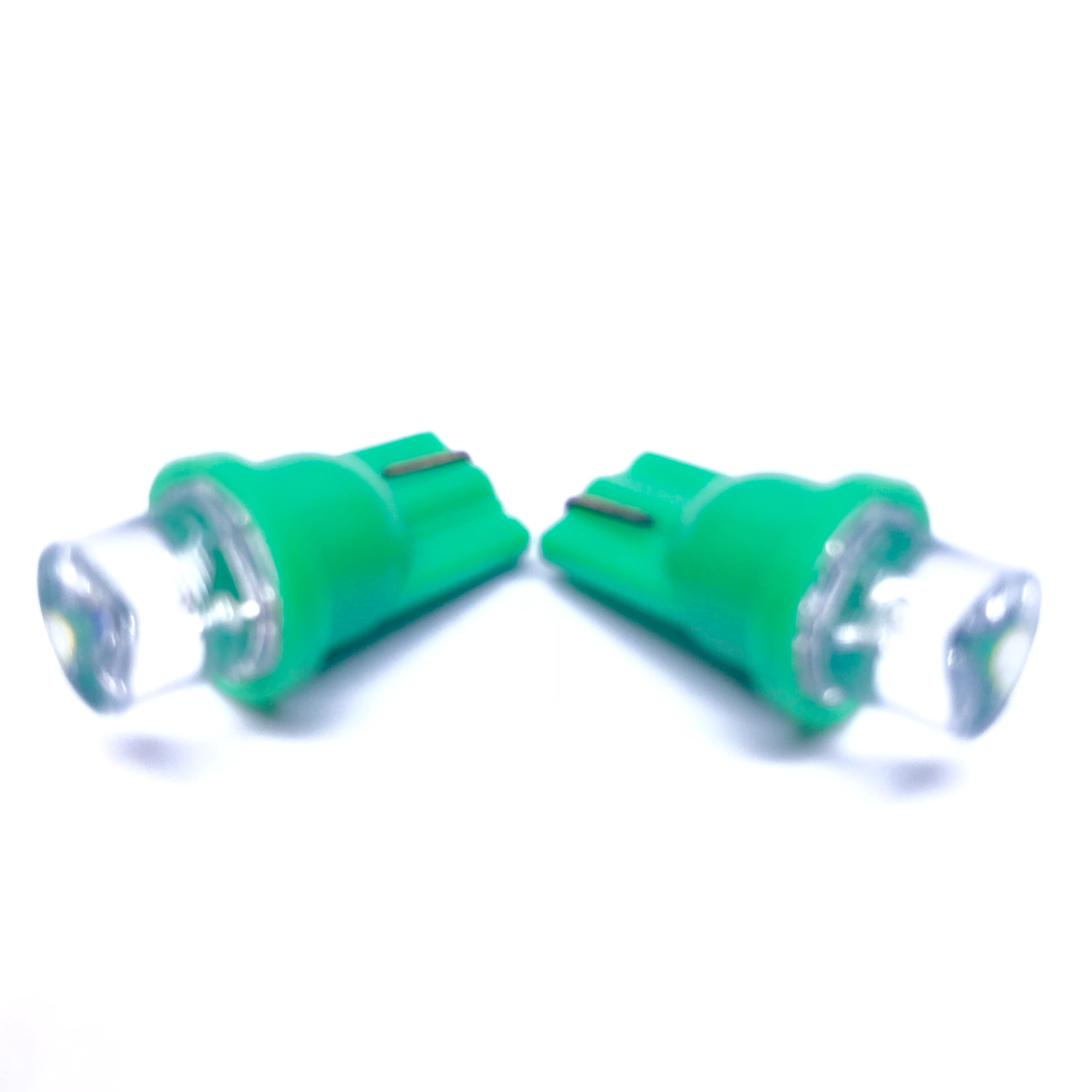 CAR LED T10 LED 8mm GREEN COLOR 12V DC