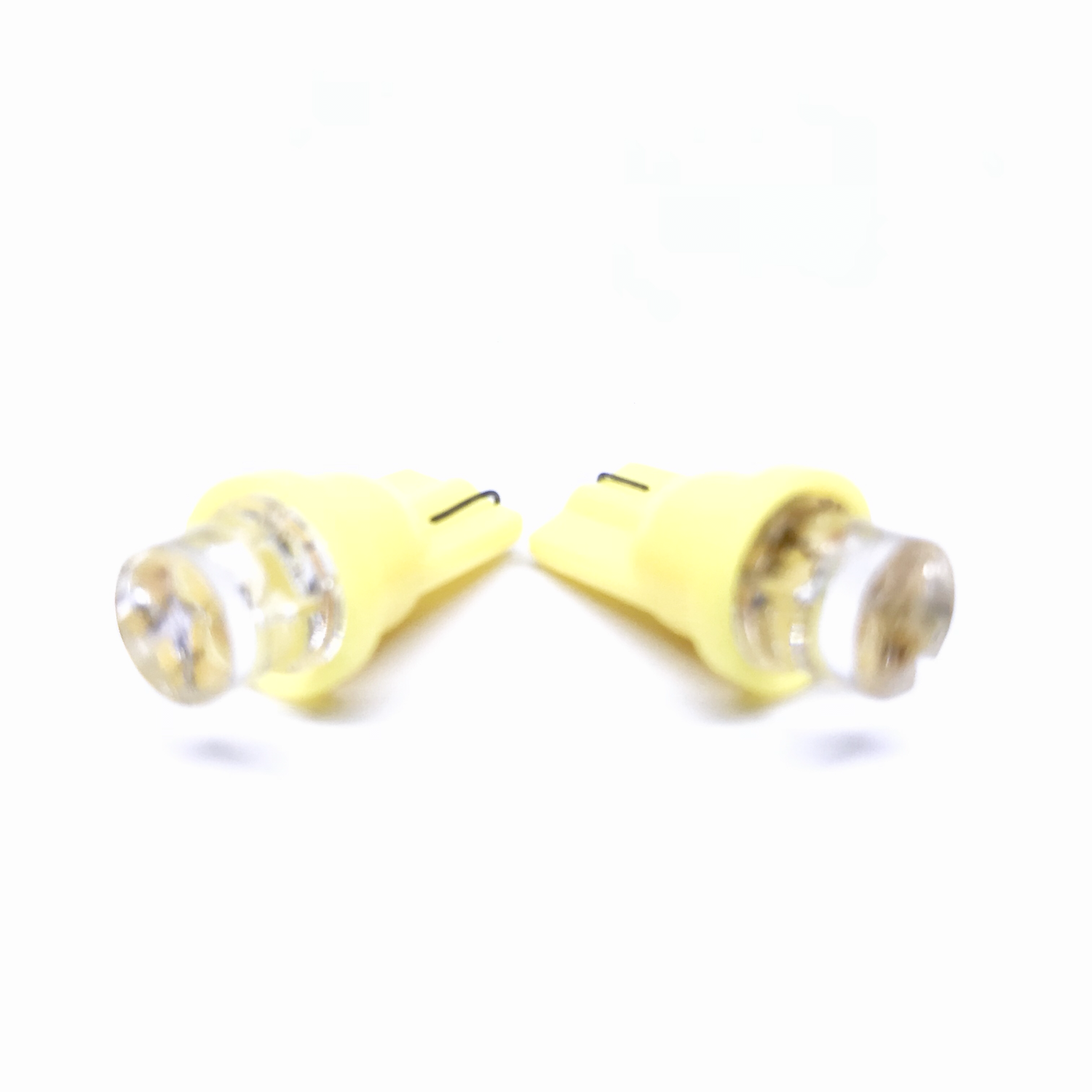 CAR LED T10 LED 8mm YELLOW COLOR 12V DC