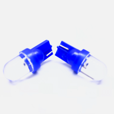 CAR LED T10 LED 10mm Round BLUE COLOR 12V DC