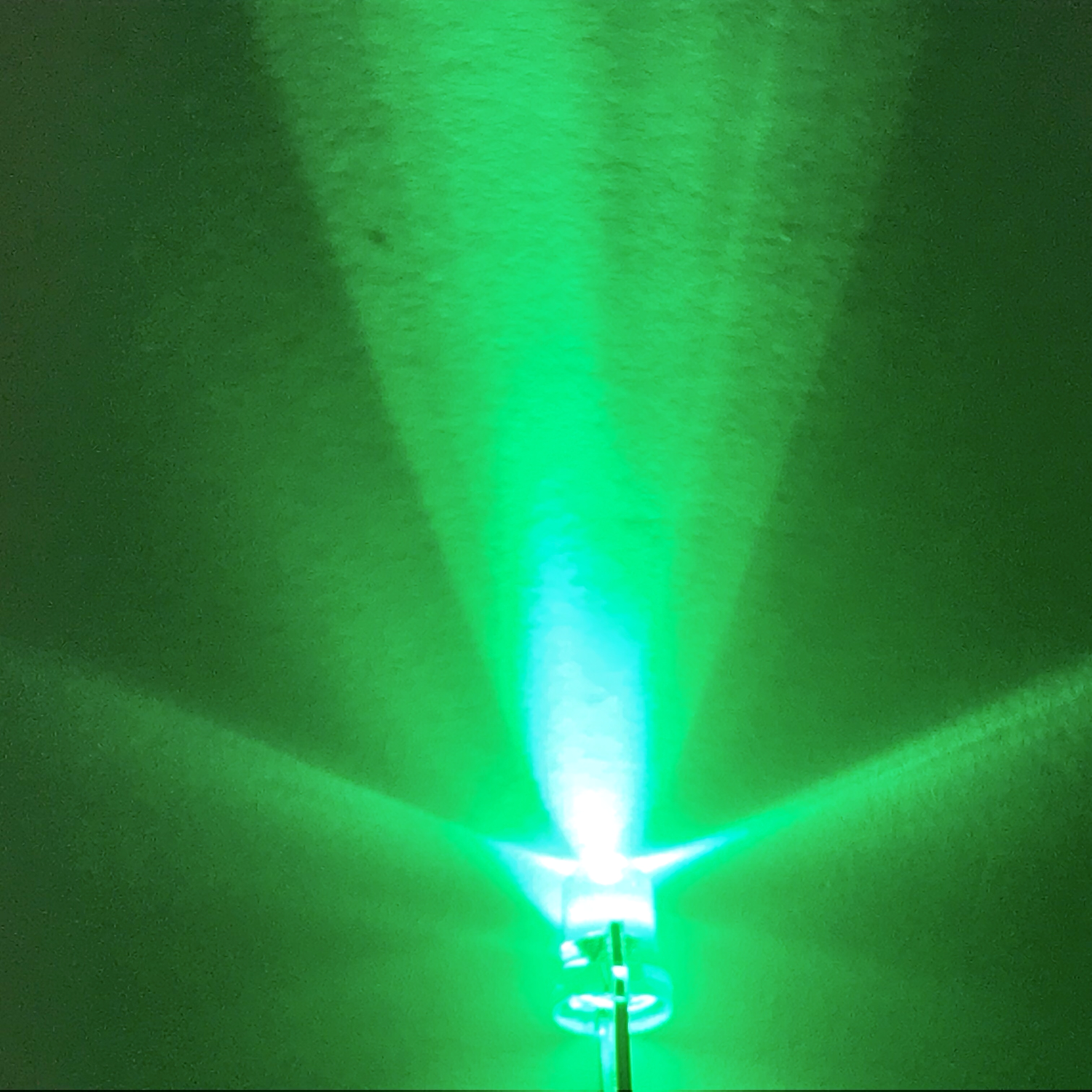 LED 3mm Flashing 2P S/P Green Color