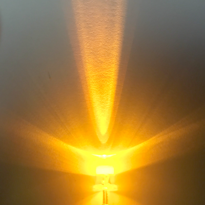 LED 3mm Flashing 2P S/P Yellow Color