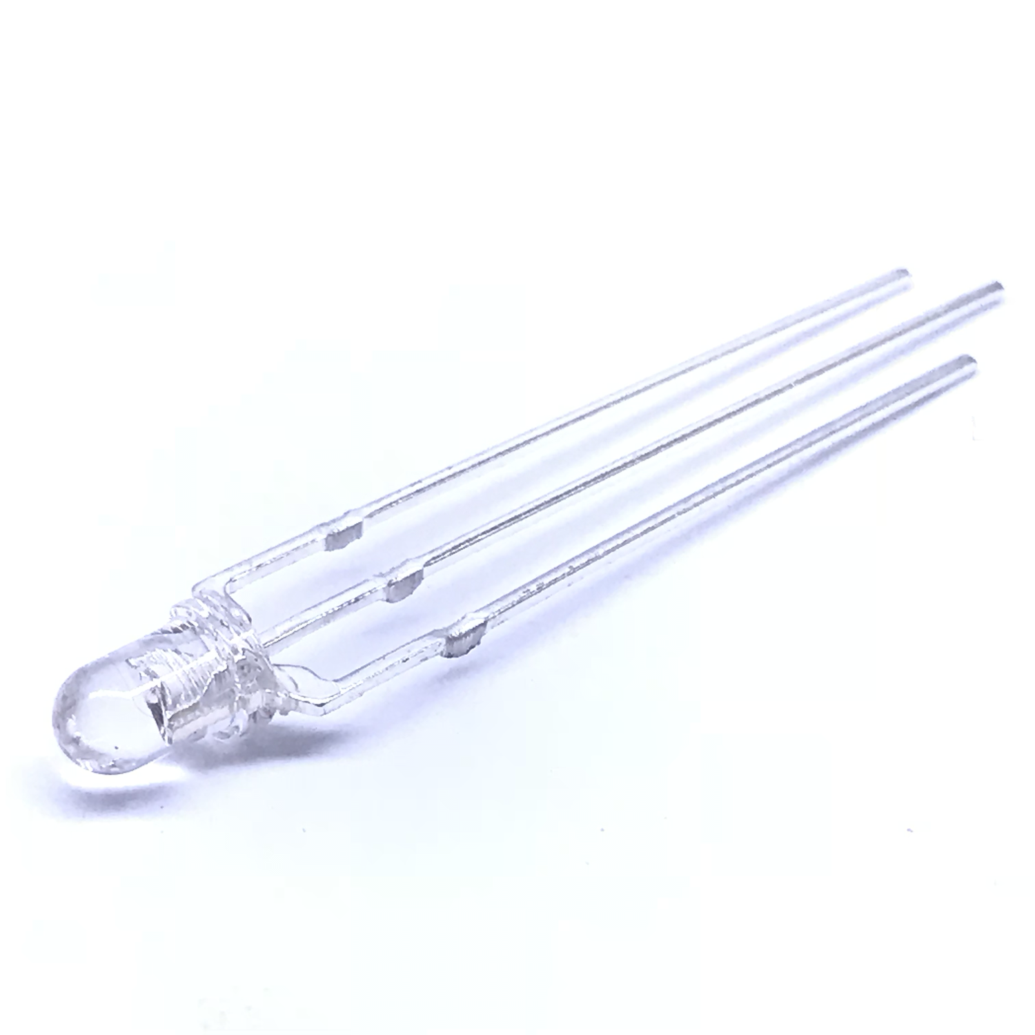 LED 3mm 3P S/P Red/Blue Color (Middle + )