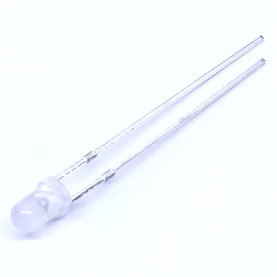 LED 3mm 2P Opaque Blue Color