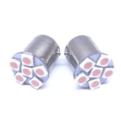 CAR LED 1156 5050SMD 6 LED PINK COLOUR  24V DC