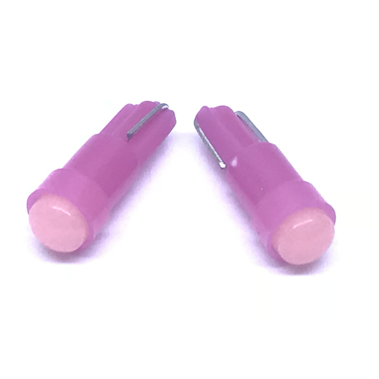 CAR LED T5 4.8mm CERAMIC PINK COLOR 12V DC
