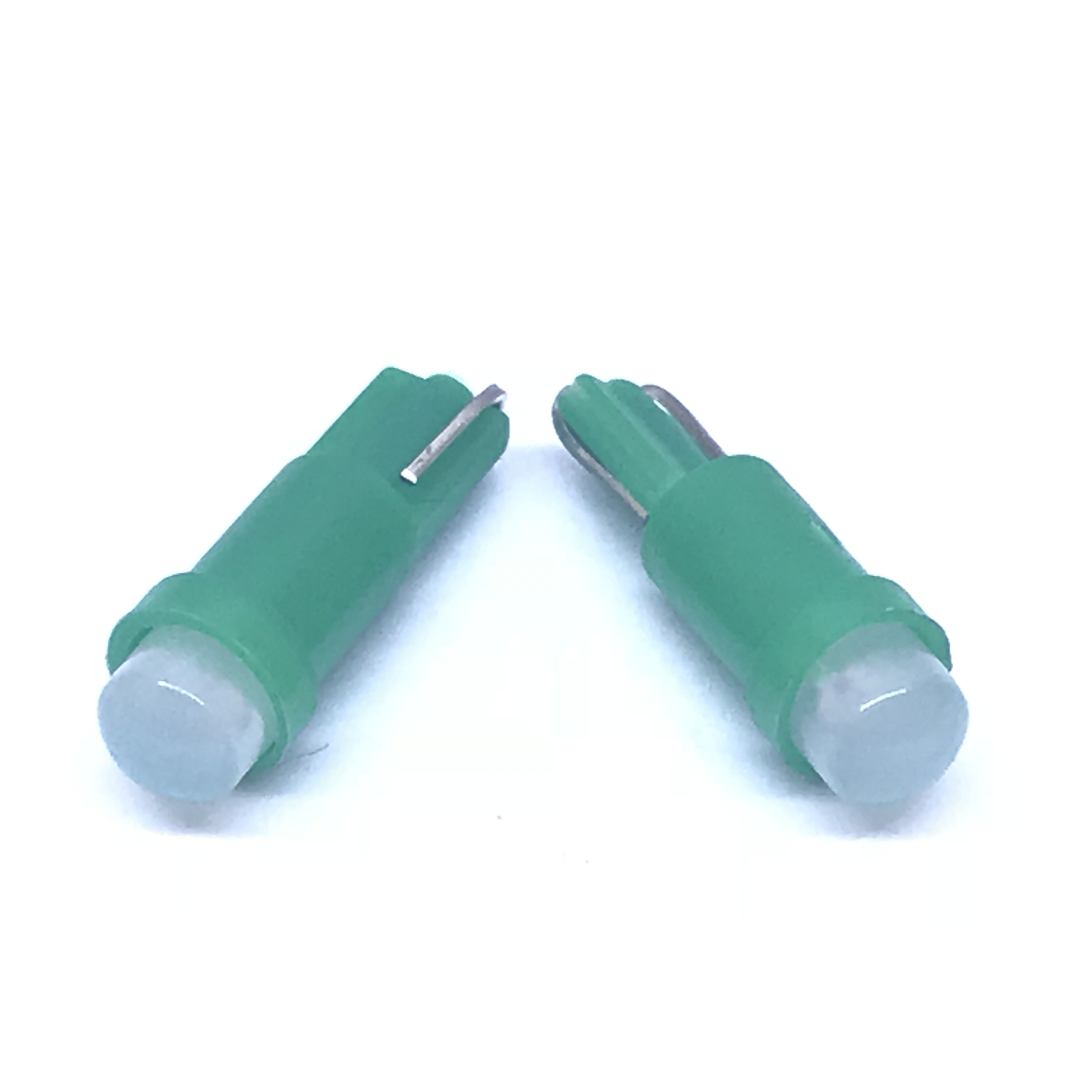 CAR LED T5 4.8mm CERAMIC GREEN COLOR 12V DC