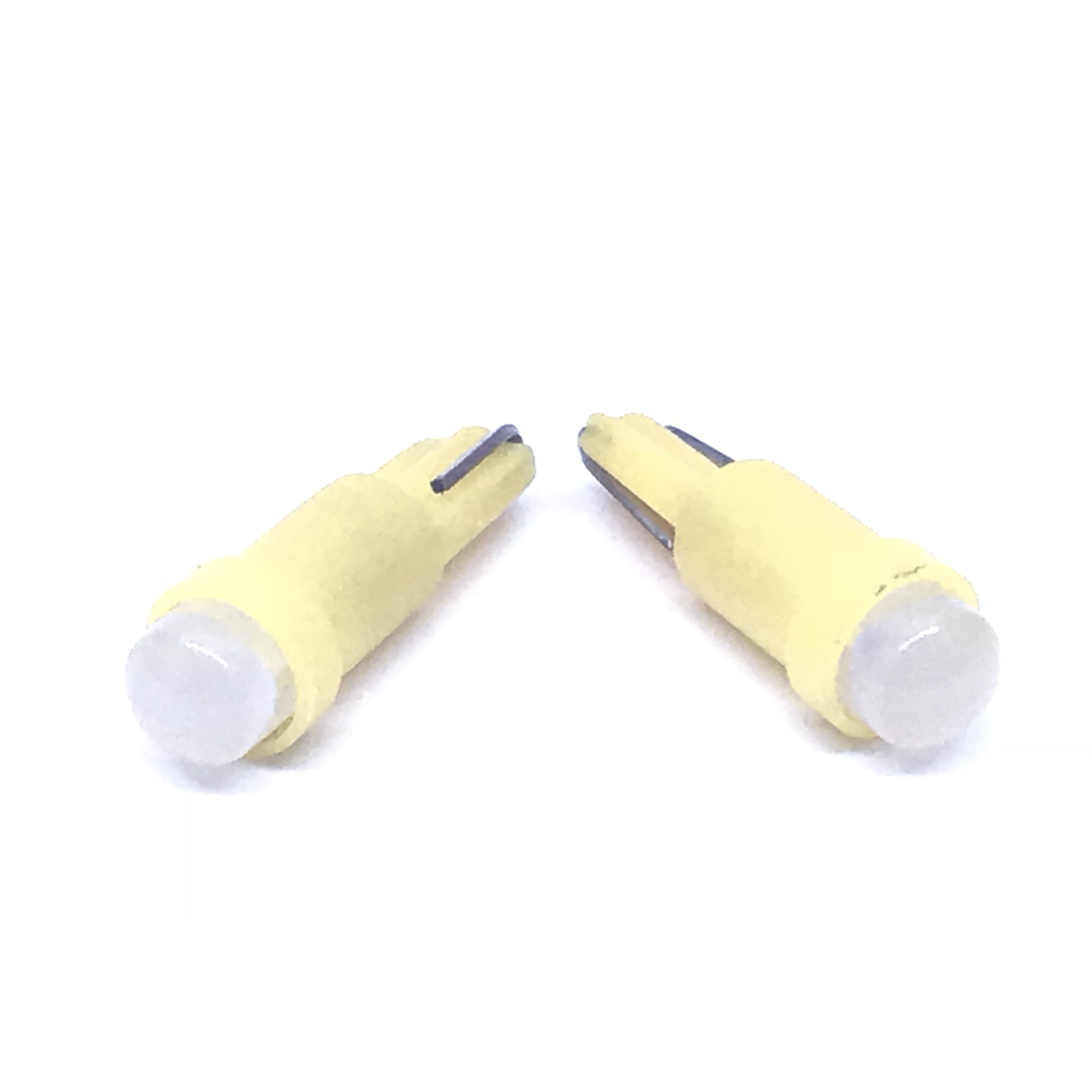 CAR LED T5 4.8mm CERAMIC YELLOW COLOR 12V DC