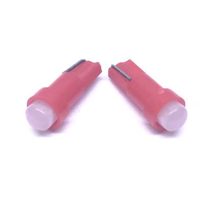 CAR LED T5 4.8mm CERAMIC RED COLOR 12V DC