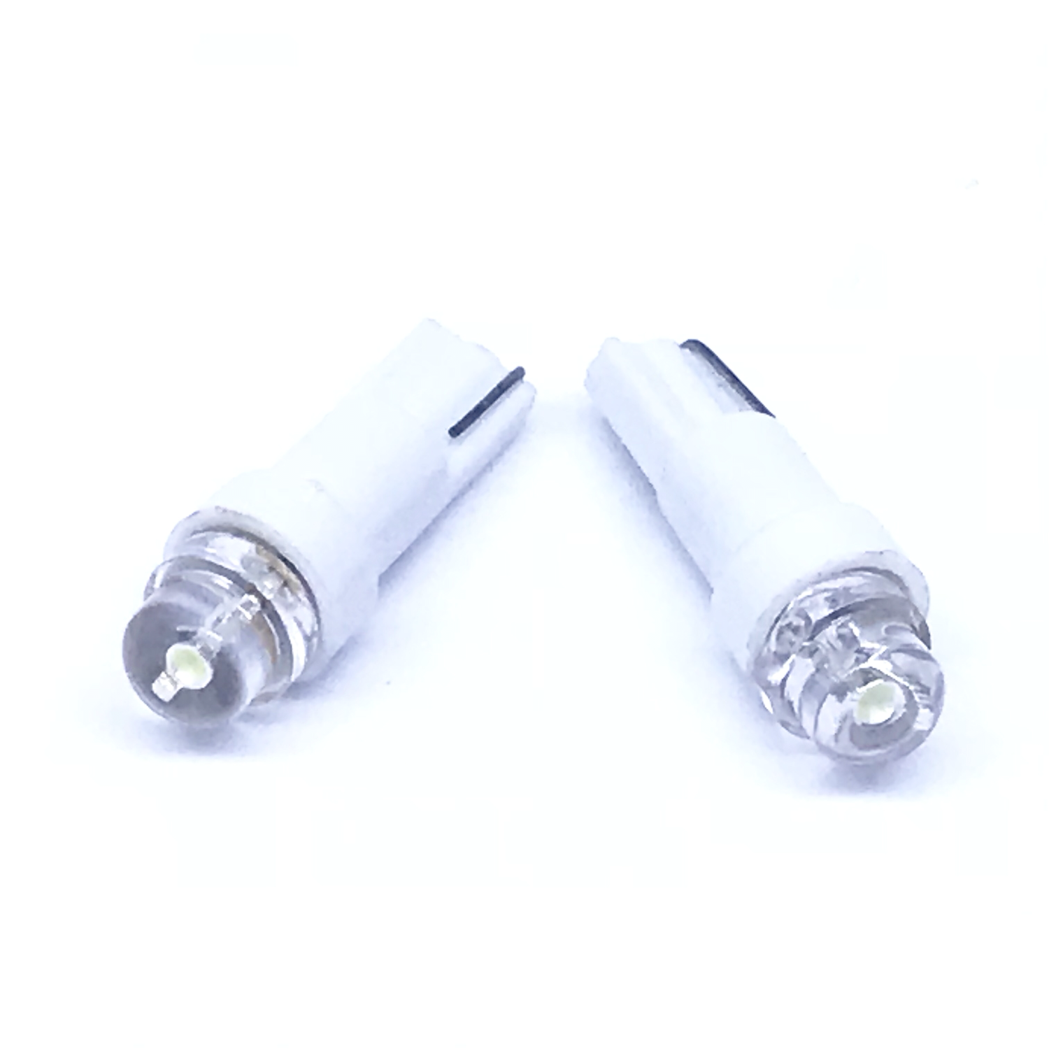 CAR LED T5 LED 4.8mm WHITE COLOR 12V DC