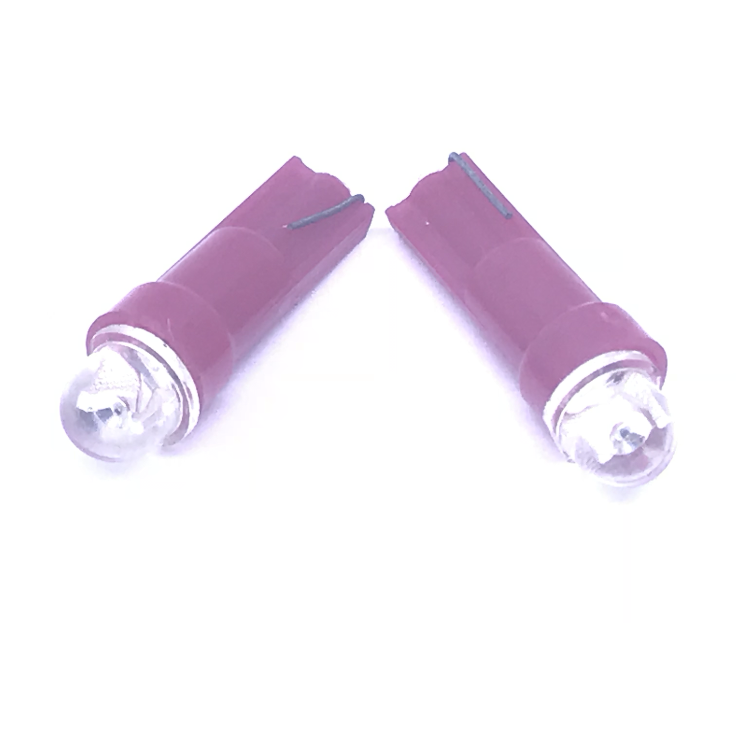 CAR LED T5 LED 4.8mm RED COLOR 12V DC