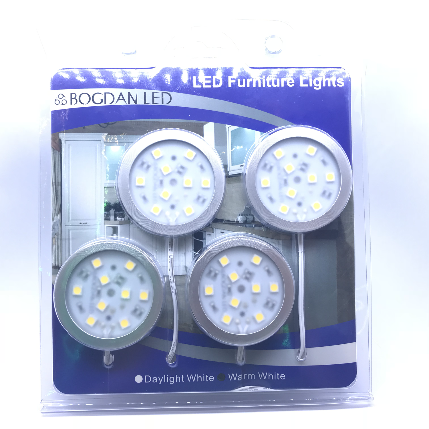 LED Furniture Light  Set 9 LED 5050SMD 2.2W Warm White