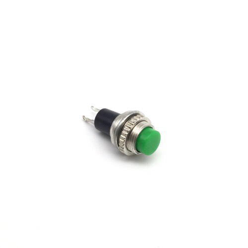 PUSH ON - RELEASE OFF Top screw 2P Green PUSH ON - RELEASE OFF Top screw 2P Green