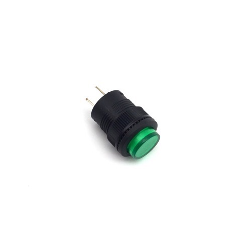 PUSH ON - RELEASE OFF 2P Black-Green TAIWAN