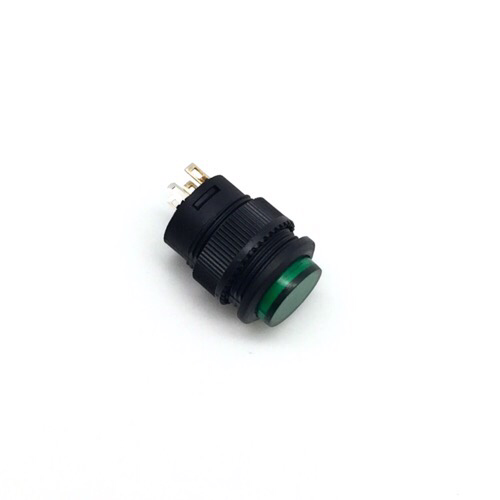 PUSH ON - RELEASE OFF 4P Black-Green TAIWAN