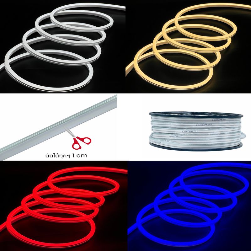 12V IP65 LED Neon Flex VNF-A0816 8x16mm 1 Meters