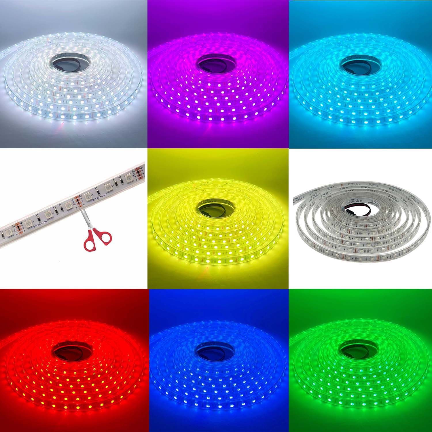 LED STRIP K-AA5050-RGB DC-12V IP67 BOGDAN LED