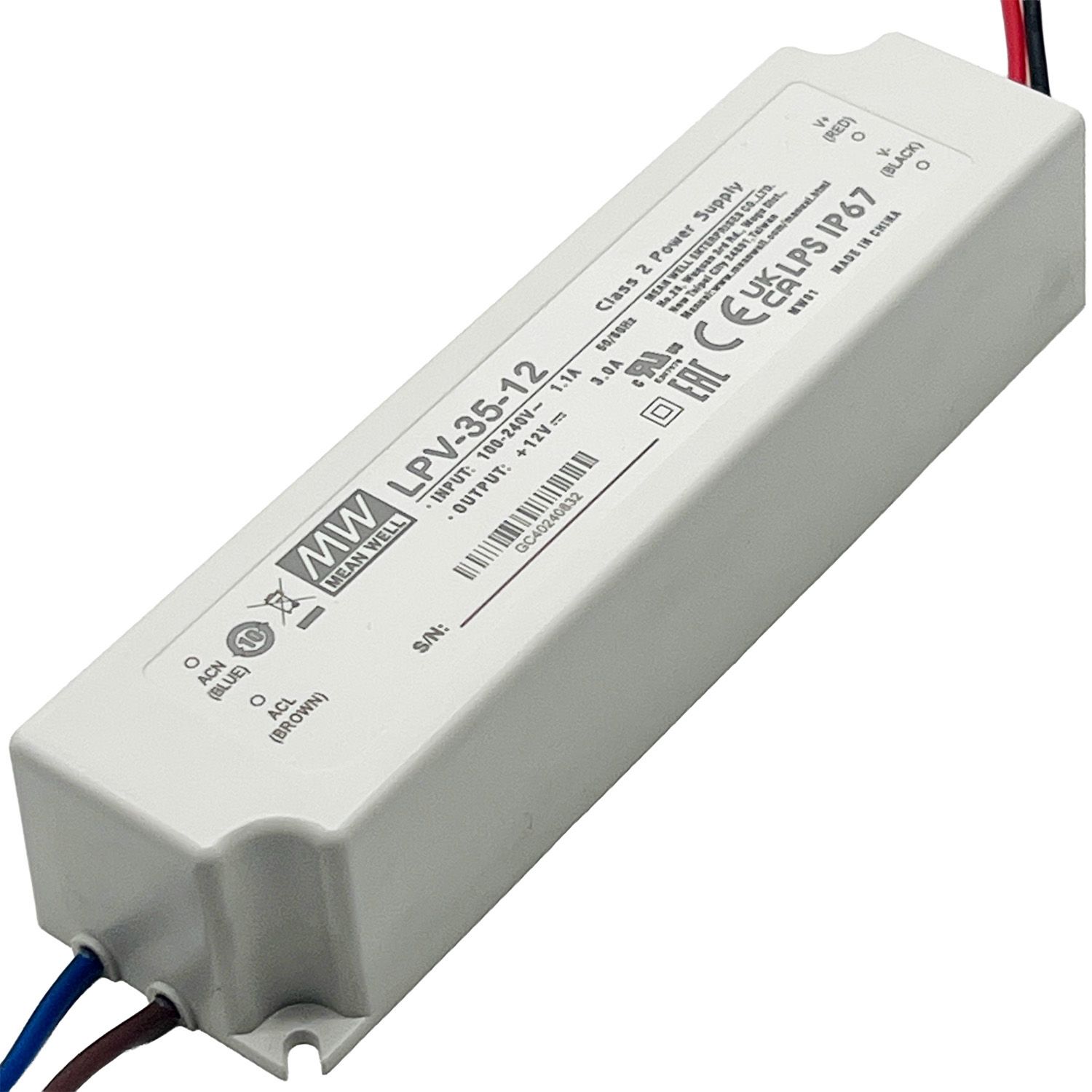 POWER SUPPLY LPV-35-12