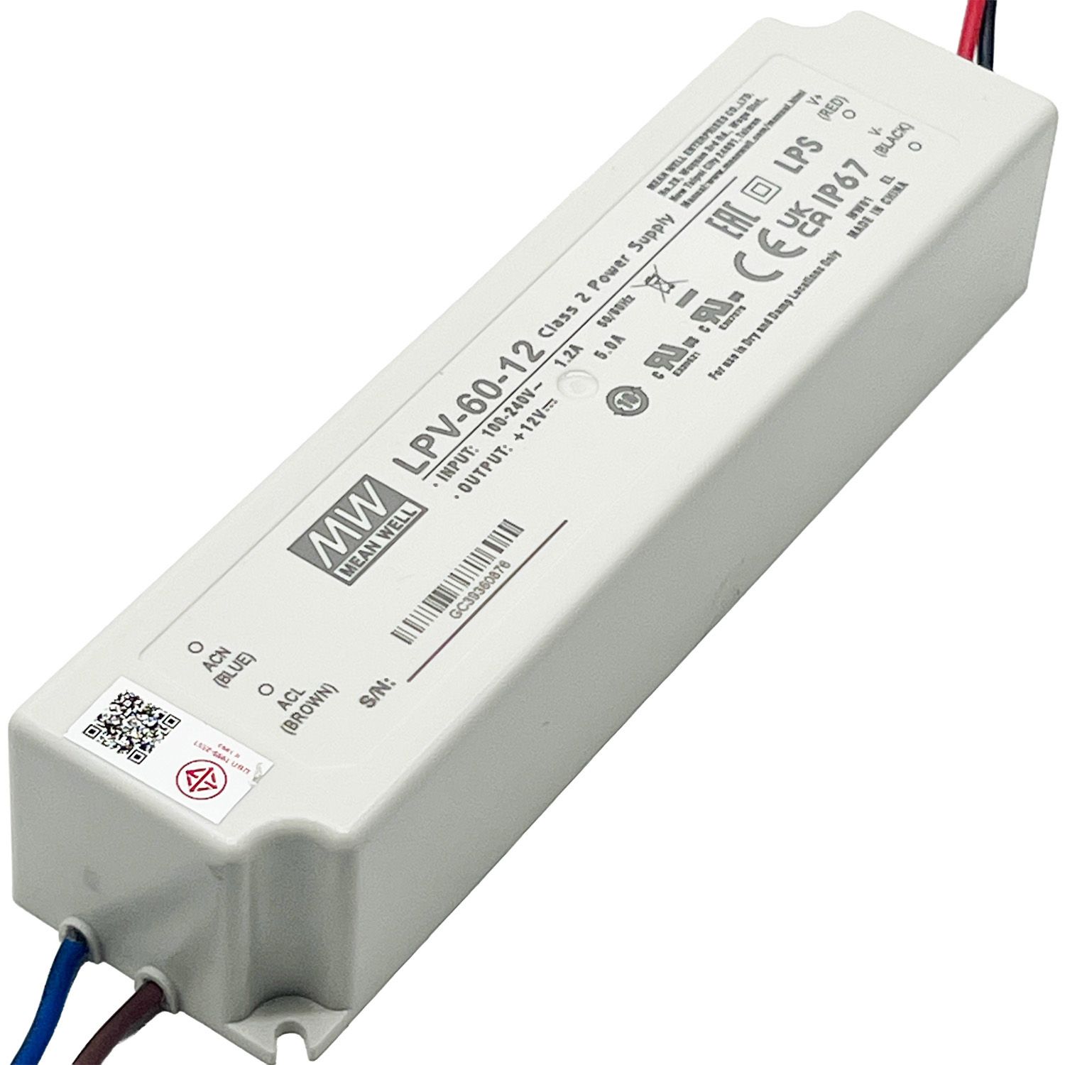 POWER SUPPLY LPV-60-12