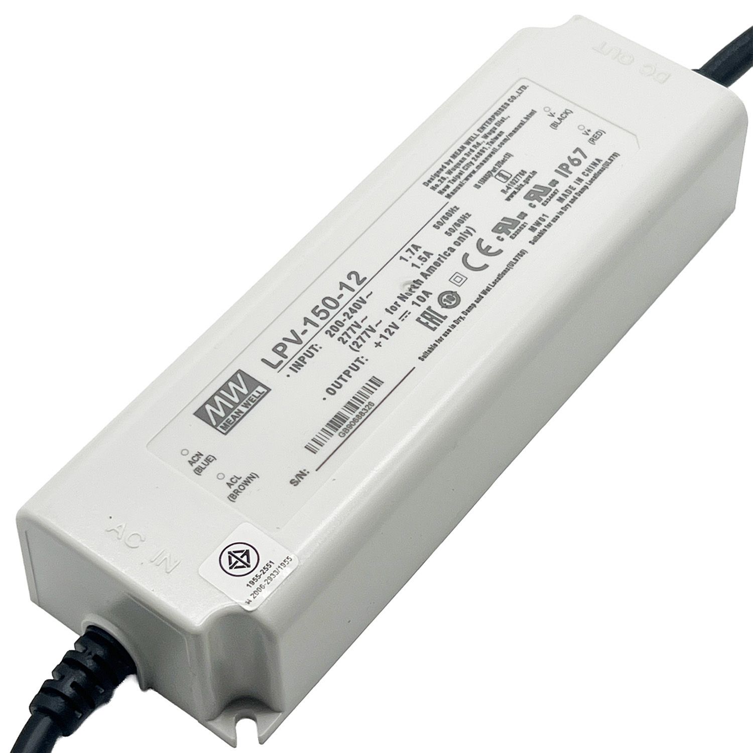 POWER SUPPLY LPV-150-12