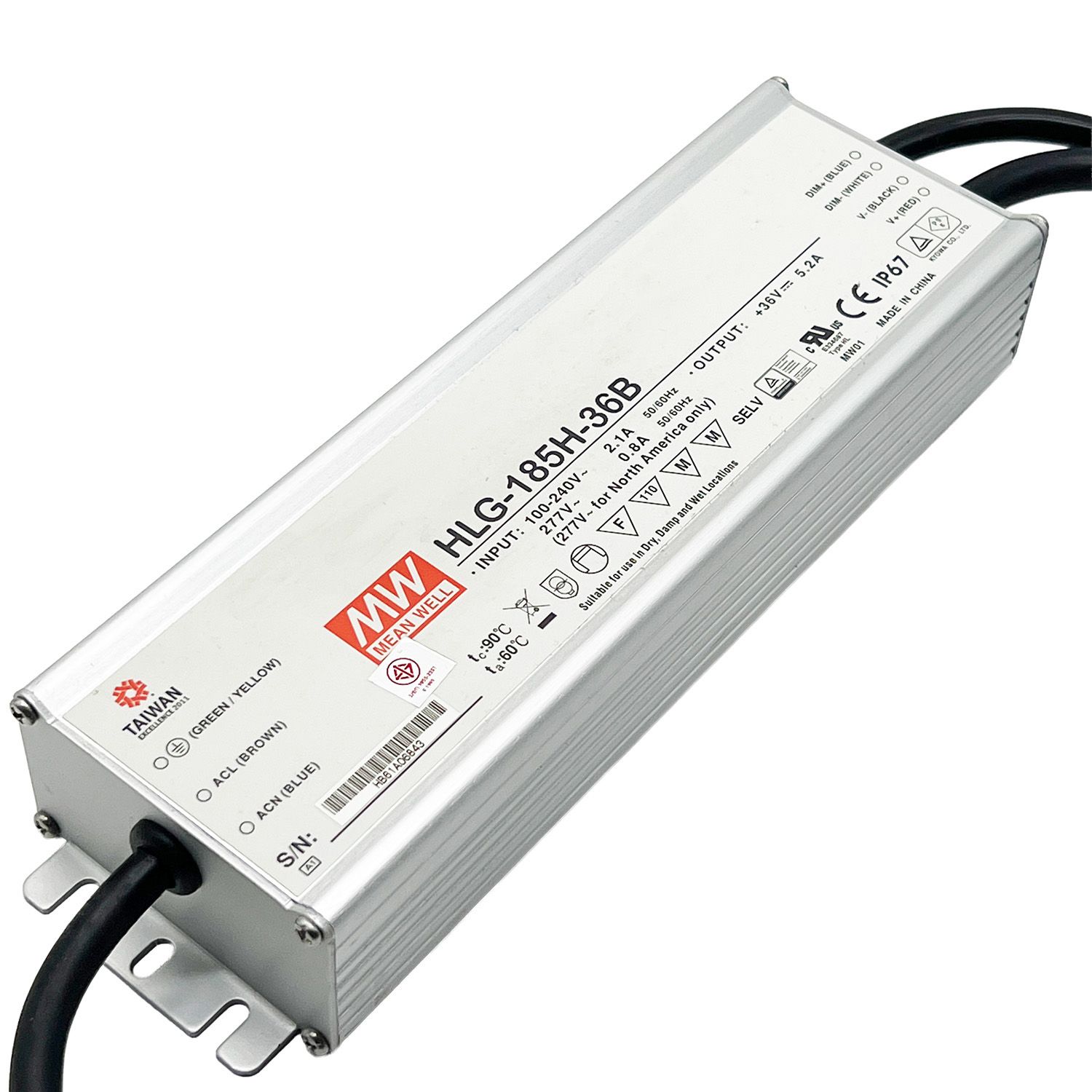 POWER SUPPLY HLG-185H-36B