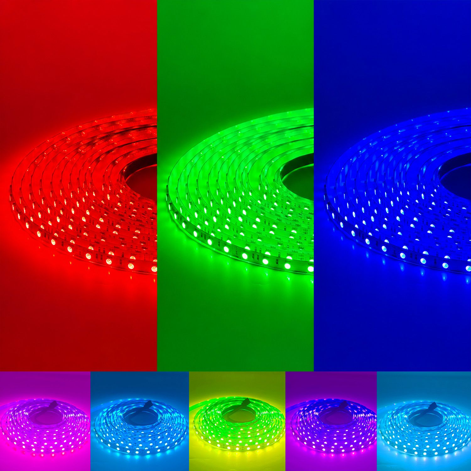 LED STRIP K-AA5050-RGB IP20 DC-24V 10m BOGDAN LED