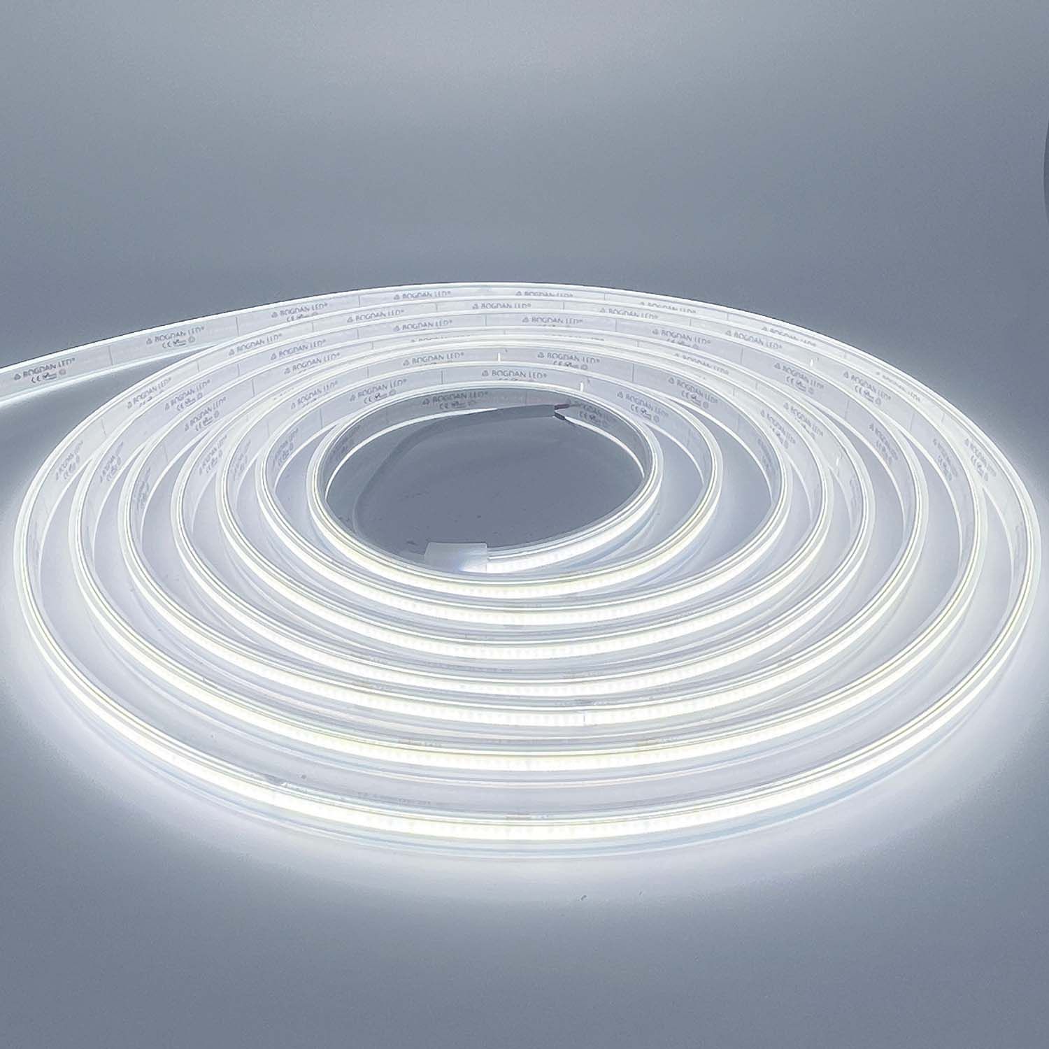 LED STRIP E-AA0830-COB-6500K DC24V IP67 BOGDAN LED