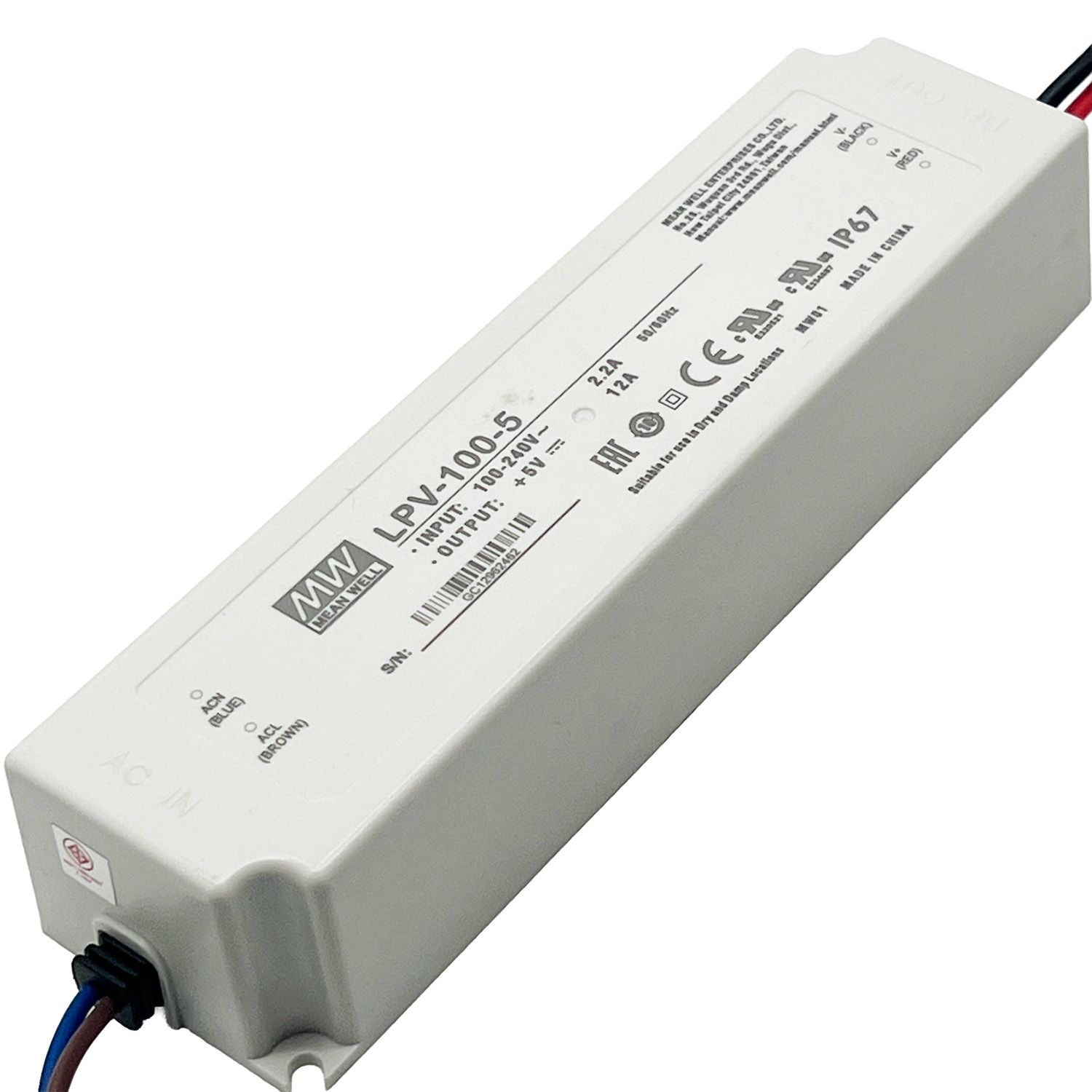 POWER SUPPLY LPV-100-5
