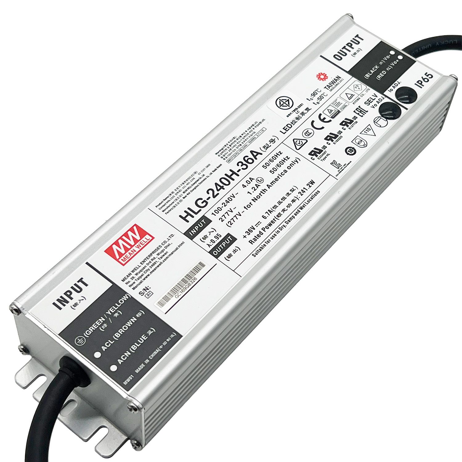 POWER SUPPLY HLG-240H-36A