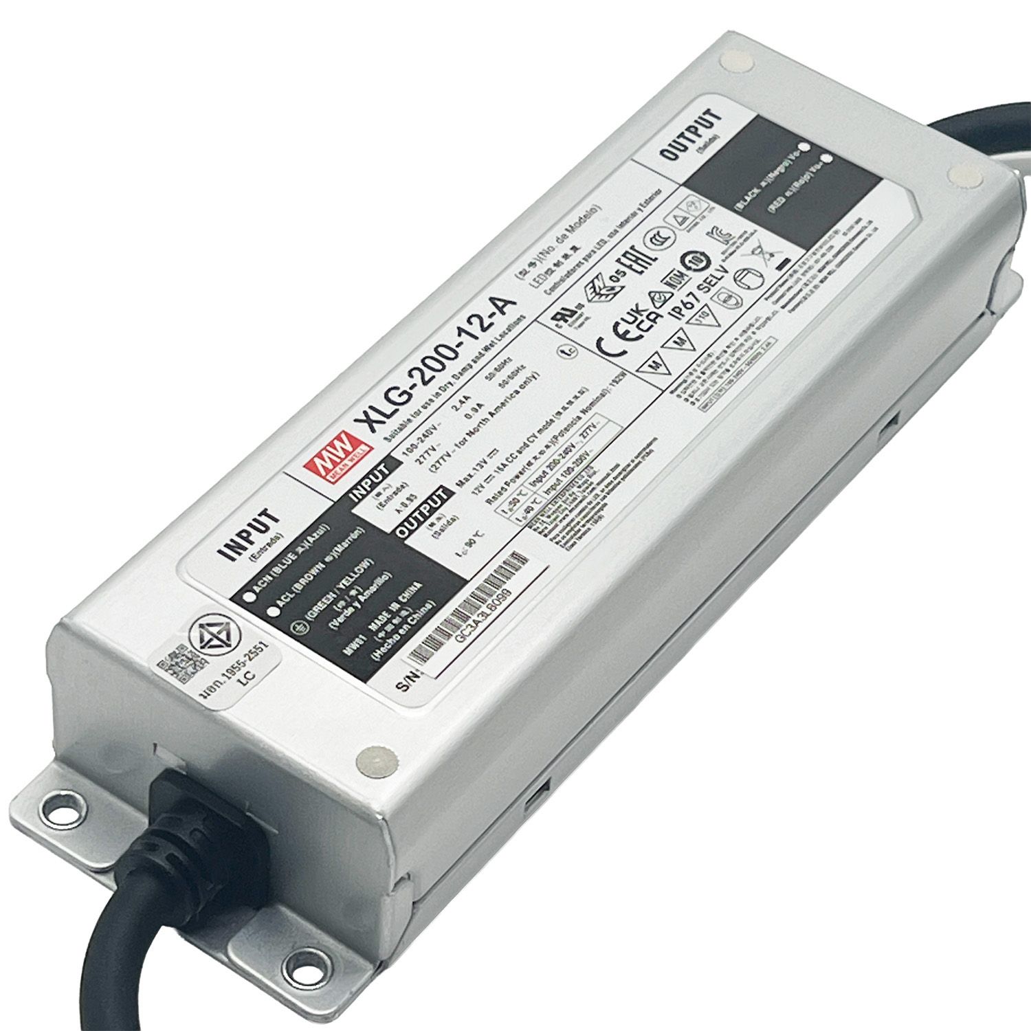 LED DRIVER XLG-200-12-A