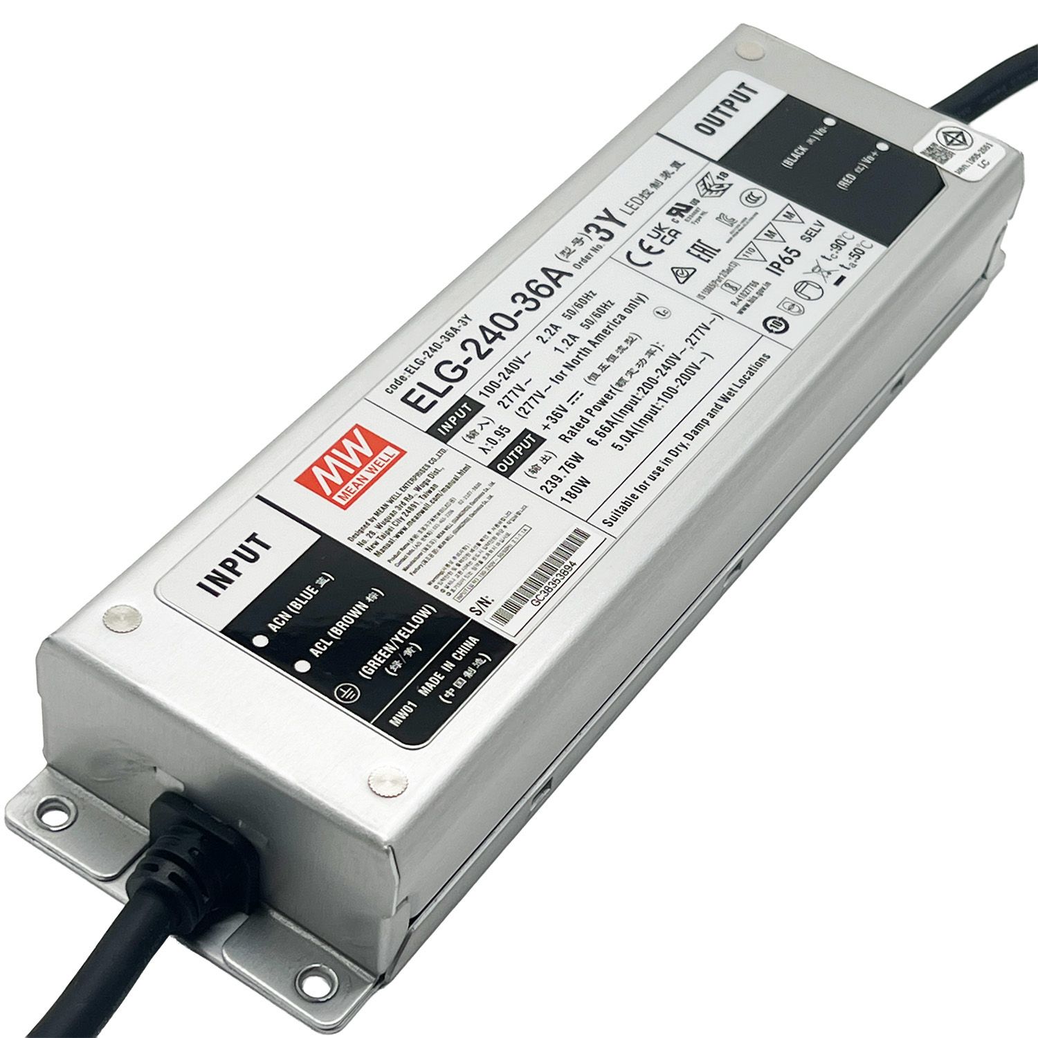 LED DRIVER ELG-240-36A 3Y