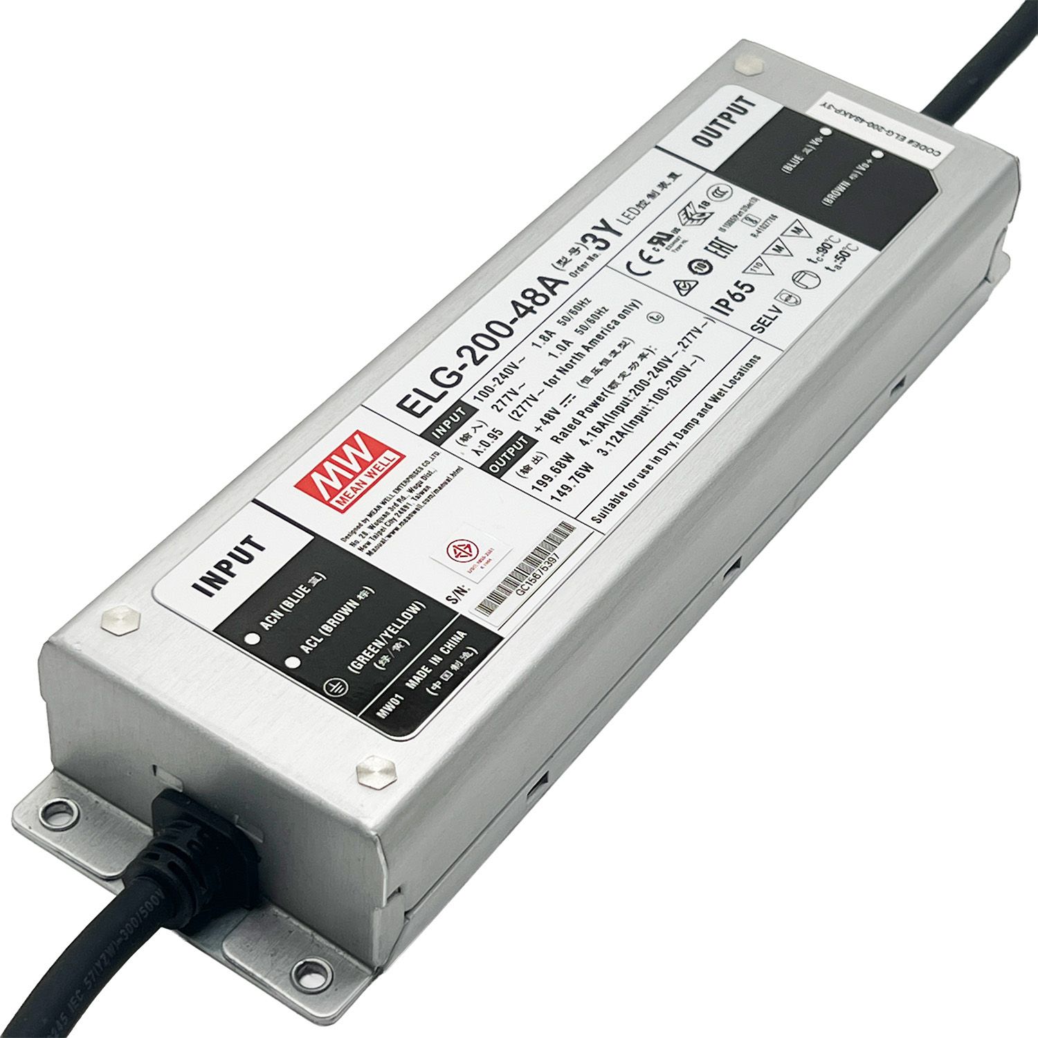 LED DRIVER ELG-200-48A 3Y