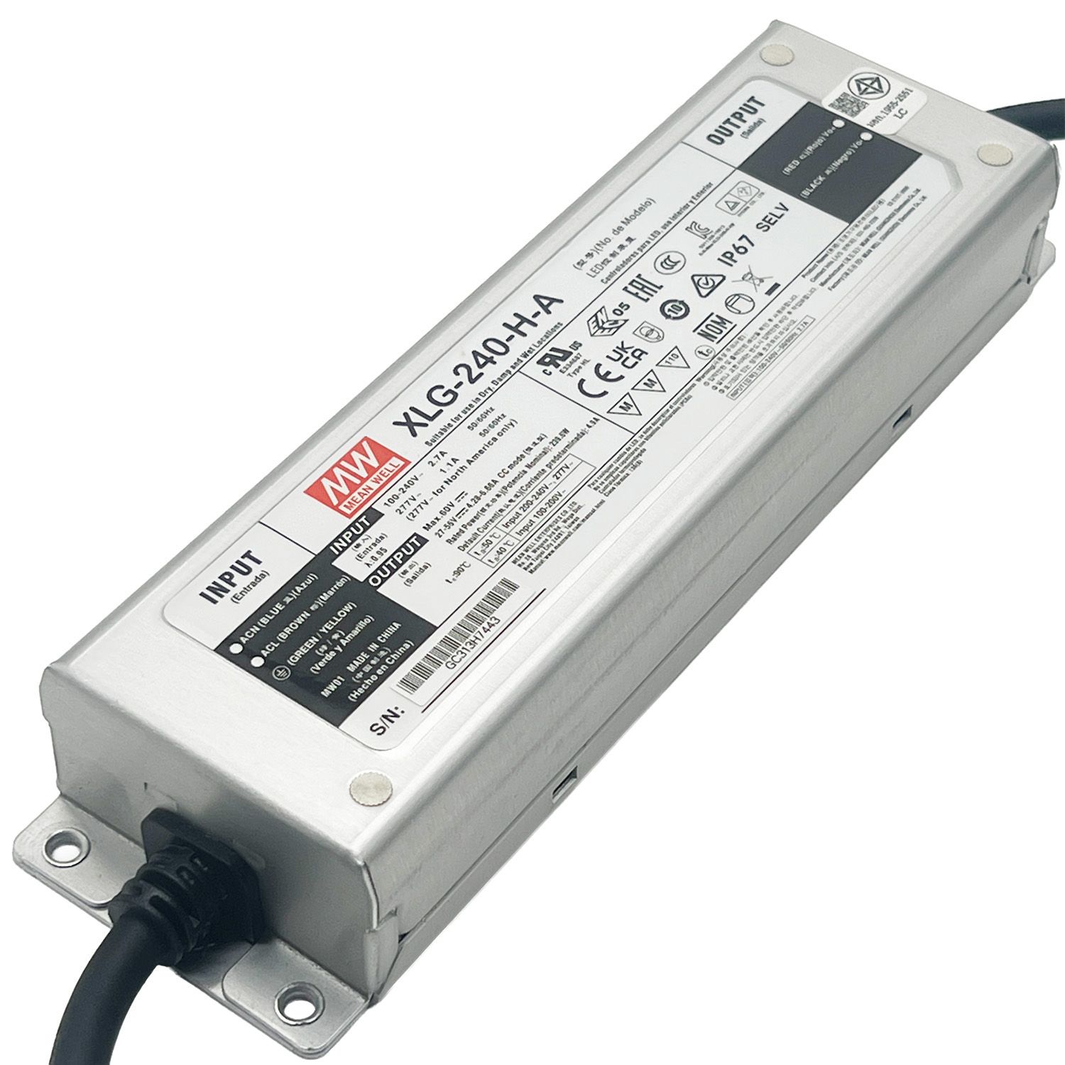 LED DRIVER XLG-240-H-A