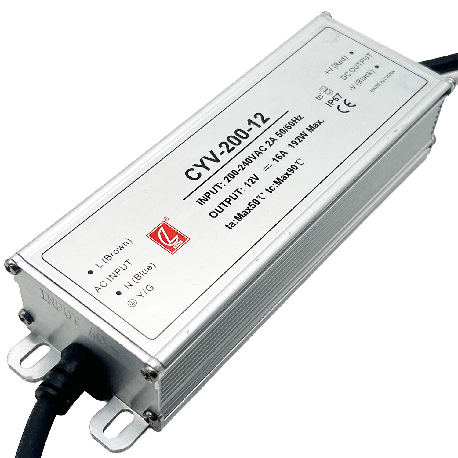 CHUANGLIAN CYV-200-12 LED Driver 200W 12V 16.7A Waterproof