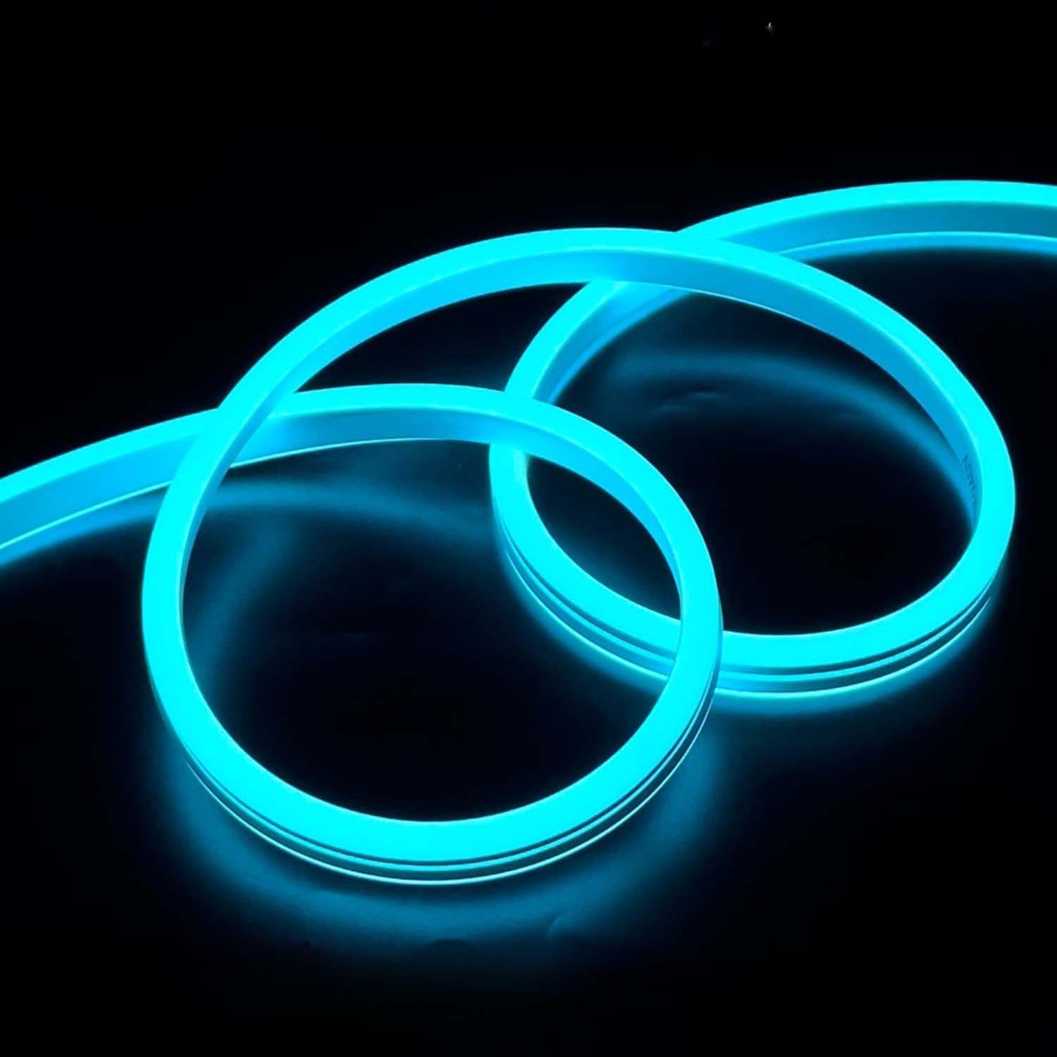 LED Neon flex Double side 1M 220V Ice-Blue