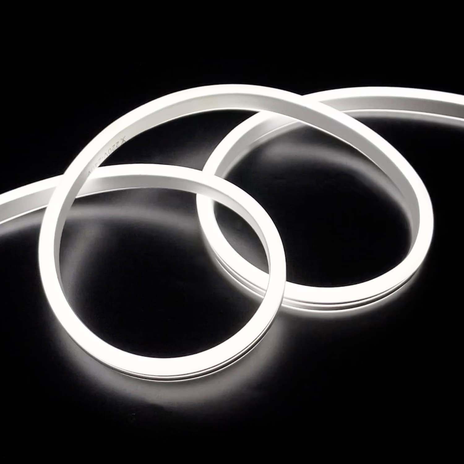 LED Neon flex Double side 1M 220V  White 6500K