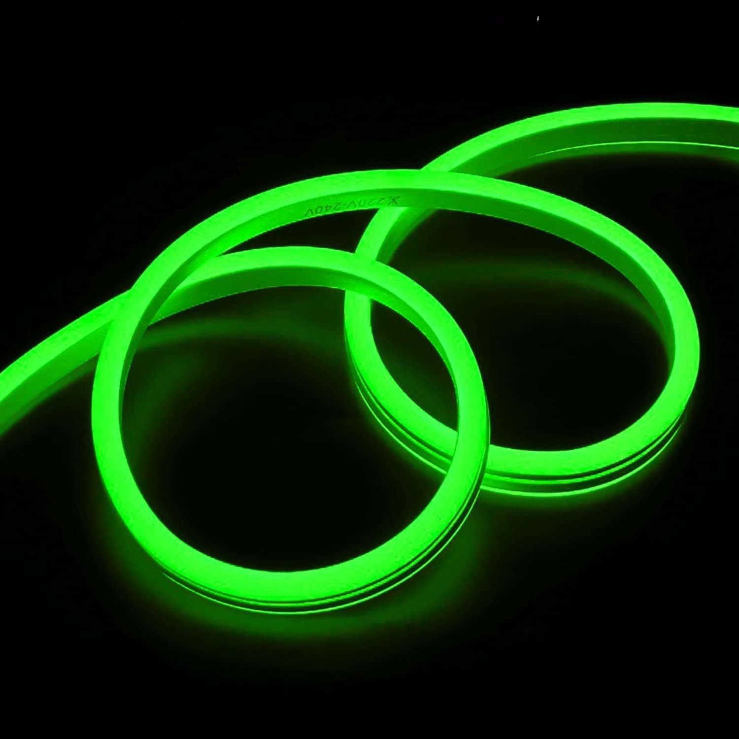 LED Neon flex Double side 1M 220V Green