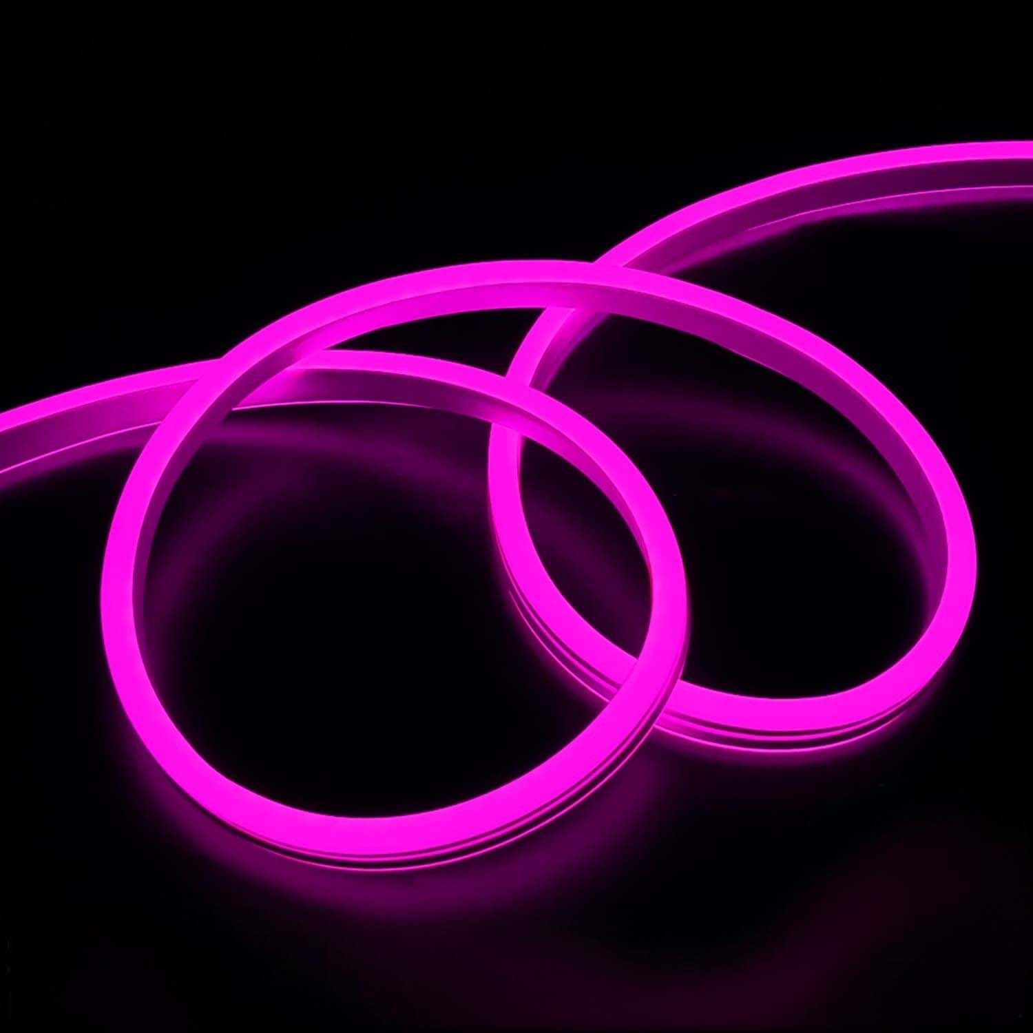 LED Neon flex Double side 1M 220V Pink