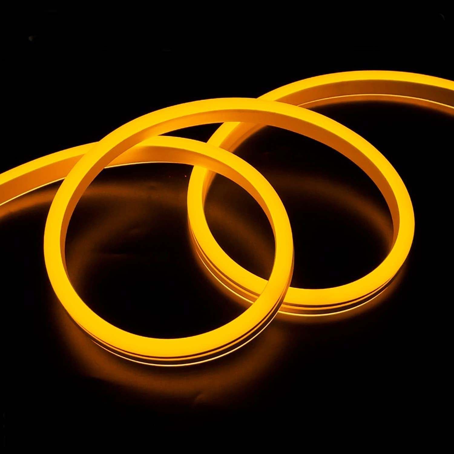 LED Neon flex Double side 1M 220V  Yellow