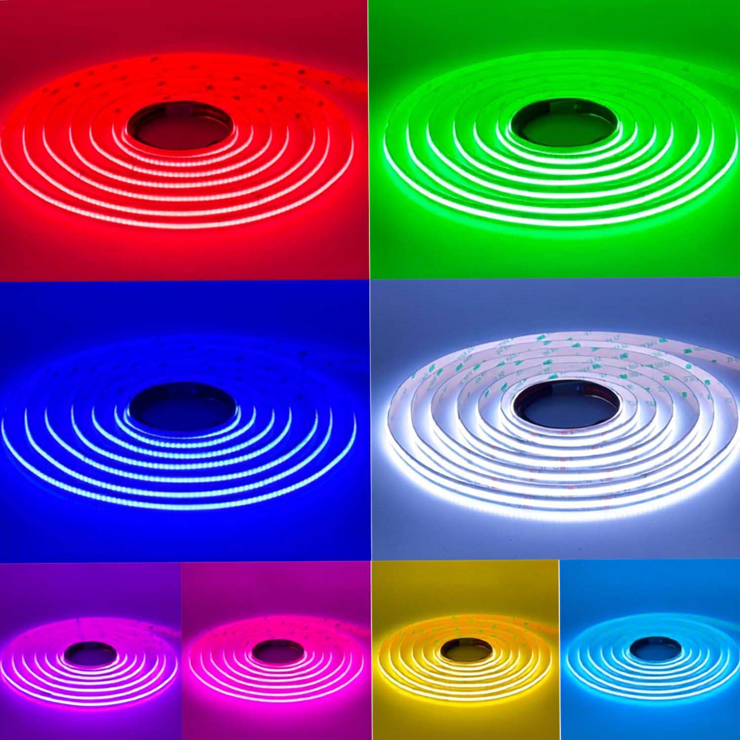 LED STRIP E-AA0830-COB-840-RGB DC-24V IP20 BOGDAN LED