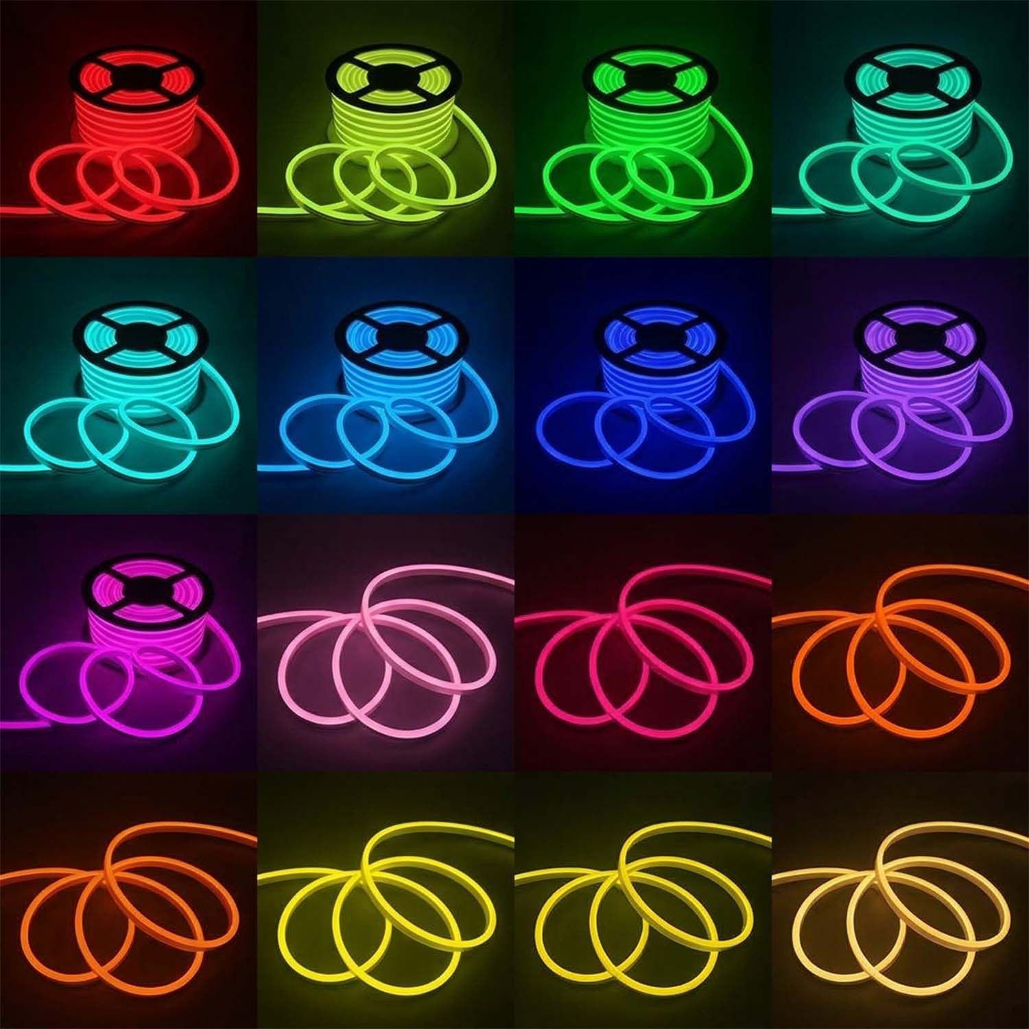 LED NEON FLEX 8x16mm RGB DC-12V 1M BOGDAN LED