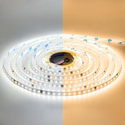 LED STRIP L-BB2835-TM1903-CCT WARM/COLD WHITE DC-24V IP20 BUDGET LED