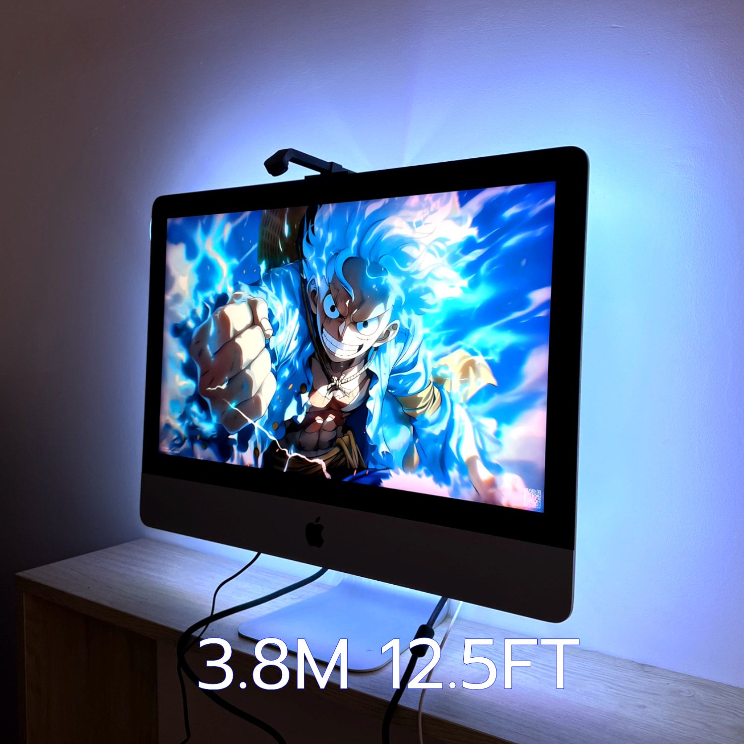 Immersion TV Backlight 3.8 m/12.5 ft, 12V DC ,55 to  65 inches