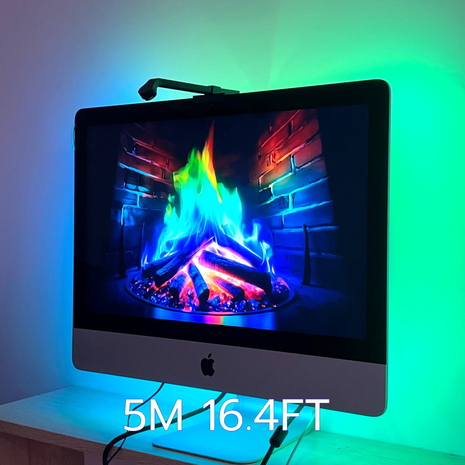 Immersion TV Backlight 5 m/16.4ft, 12V DC ,70 to  85 inches