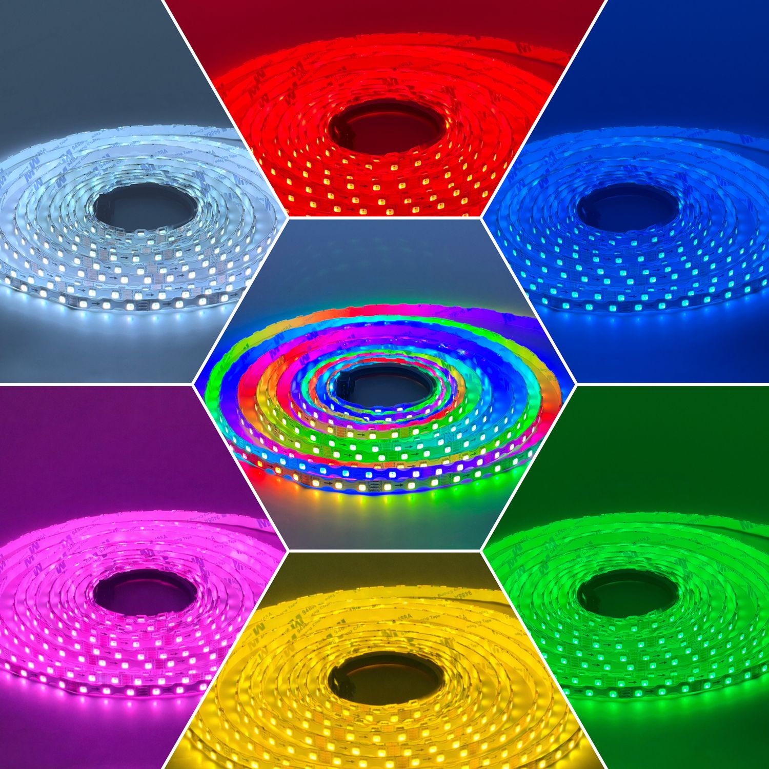 LED FIEXIBLE STRIP 3535 5M 12V IP20 สีRGB 100led LED FIEXIBLE STRIP 3535 5M 12V IP20 สีRGB 100led