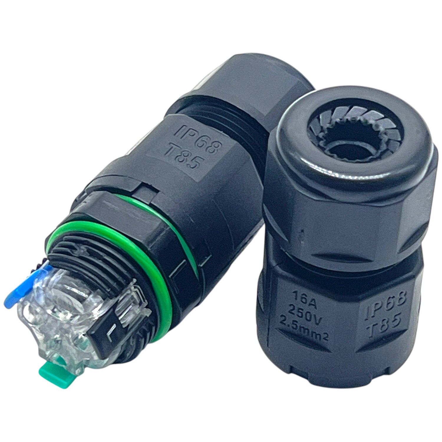 Waterproof Connector Clip-Lock 3P IP68 16A 250V 2.5sqm